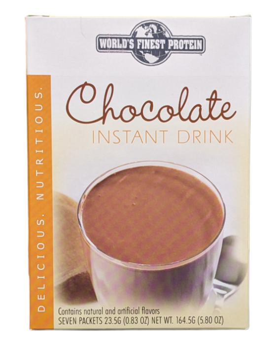 Chocolate Protein Drink - Box of 7 meals - 3 Net Carbs per serving!